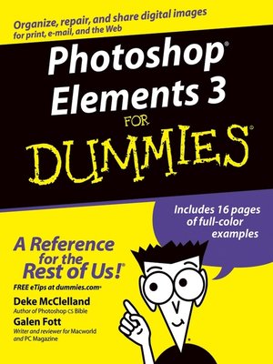 cover image of Photoshop Elements 3 For Dummies
